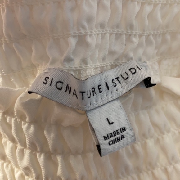 Embroidered floral top womens, signature studio. - Picture 2 of 9